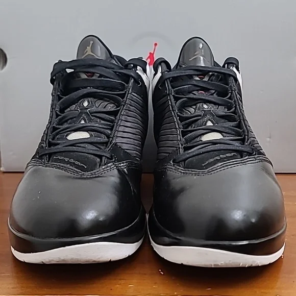 Air Jordan 2009 OG 2K9 Black White Tuxedo Vintage Mens Sneakers 343084-062 Sz 12